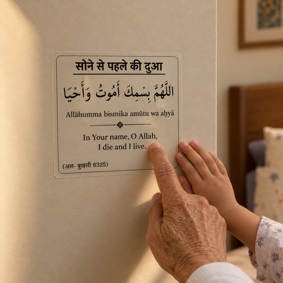 Hindi Dua Stickers